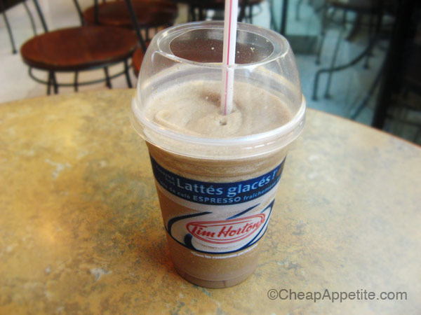 Tim Hortons Iced Cappuccino