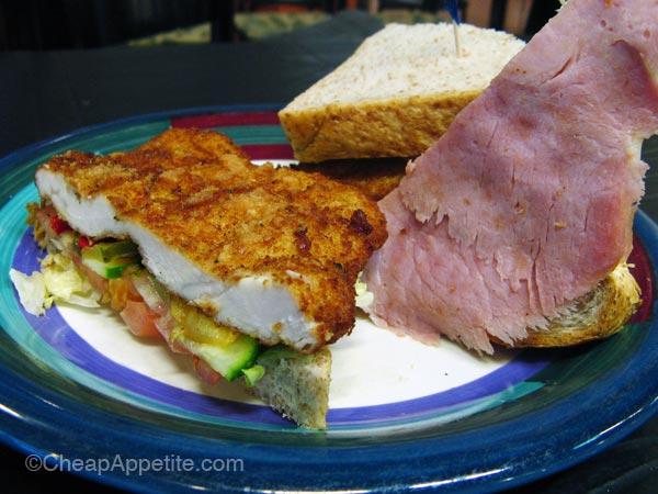 Euro Pastry House's Cordon Swiss Sandwich, inspired by Chicken Cordon Bleu