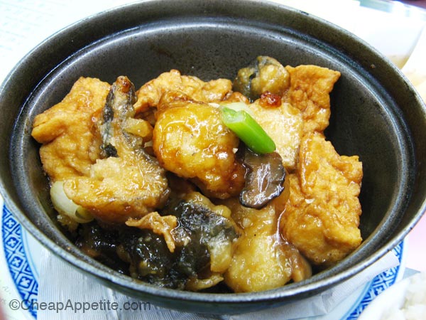 Braised Cod and Tofu Hot Pot at Gain Wah Restaurant